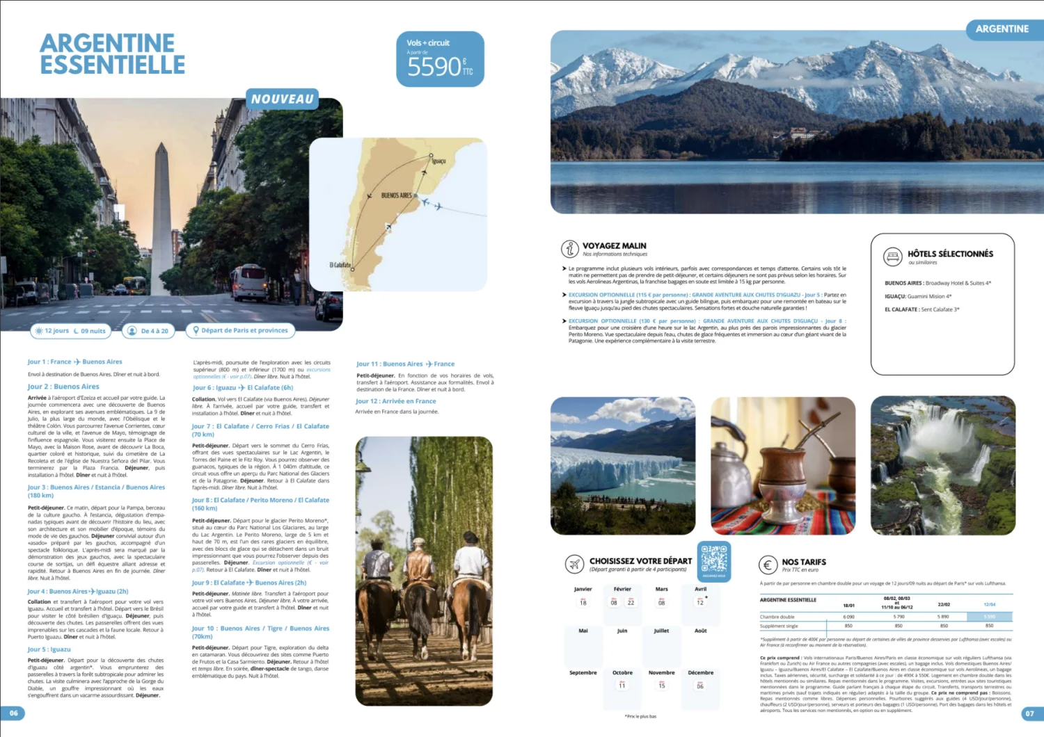 Double page Argentine essentielle du magazine Quimbaya